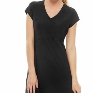 L.L. Bean Short Sleeve Athletic Dress in Black.